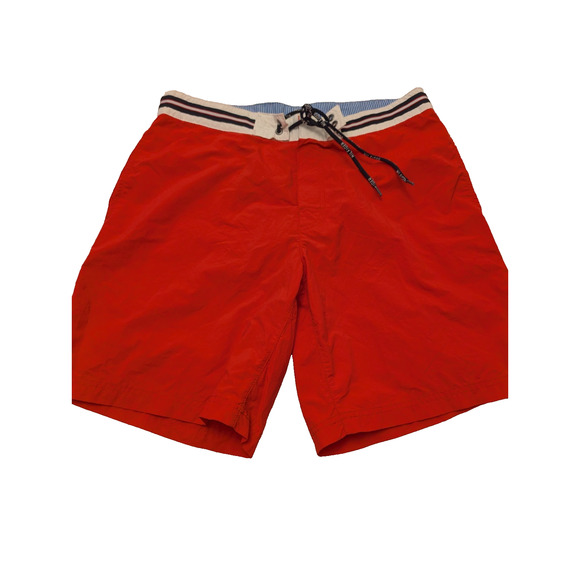 Tommy Hilfiger Other - Tommy Hilfiger Men's Red Swim Trunks S Drawstring Lined Board Shorts 17"